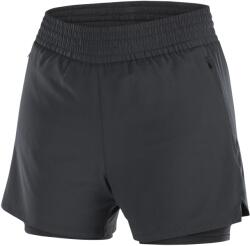Salomon Дамски шорти за бягане Salomon Women's SHKout Core 2in1 4 Running shorts - Deep Black (112-3589-0114)