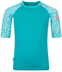 Trollkids Детска ликра Trollkids Girl's Haukland T Lycra - Dark Turquoise / Lagoon Blue - размер 128 (EU) (750-1978-0116)
