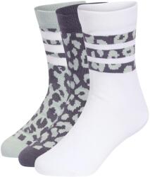 adidas Детски спортни чорапи Adidas Kid's YG Leo 3-Pack Sports socks - Aurora Onix / Wonder Sage / White - размер 25-27 (EU) (207-1489-0111)