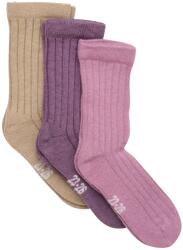 Minymo Детски спортни чорапи Minymo Kid's Wool Socks Rib 3-Pack Sports socks - Orchid Haze - размер 15-18 (EU) (207-0521-0211)