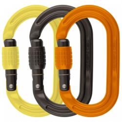 DMM Заключващ се карабинер Dmm Ultra O Locking carabiner - Lime / Orange / Purple - размер Screwgate (3-Pack) (322-0029-1011)