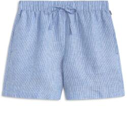 Ecoalf Дамски къси панталони Ecoalf Women's Eras Stripes Shorts - Off White Blue Stripe (112-3982-0112)