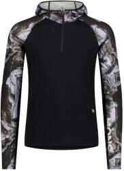 Mons Royale Мъжко мериносово термобельо Mons Royale Temple Merino Long Sleeve Hood Merino longsleeve - Rock Camo / Black - размер XL (015-2333-0314)