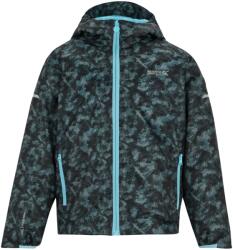 Regatta Детско водоустойчиво яке Regatta Kid's Printed Lever II Waterproof jacket - China Blue / Scratched Camo - размер 3-4 Years (703-7794-0111)