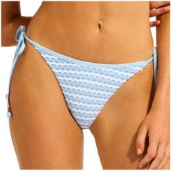 Seafolly Дамско бикини долнище Seafolly Women's Mesh Effect Tie Side Rio Pant Bikini bottom - Powder Blue / White - размер 38 (EU) (150-4262-0614)