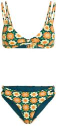 O'Neill Дамски комплект бикини O'Neill Women's O'Riginals Bikini Set Bikini - Green Retro Flower - размер 34 (EU) (150-6553-0211)