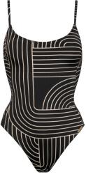 Watercult Дамски бански костюм Watercult Women's Line Set Swimsuit No. 8350 Swimsuit - Black / Tofu - размер 36 (150-6680-0121)