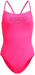 Speedo Дамски бански костюм Speedo Women's Endurance+ Logo Thin Strap One Piece Swimsuit - Margarita Pink - размер 34 (EU) (150-6087-0312)