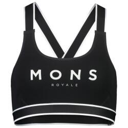 Mons Royale Дамски спортен сутиен Mons Royale Women's Stella X-Back Bra Sports bra - Black (115-1403-0114)