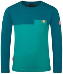 Trollkids Детска блуза с дълъг ръкав Trollkids Kid's Bergen Longsleeve Longsleeve - Sea Green / Lagoon Green - размер 116 (EU) (704-2207-1315)