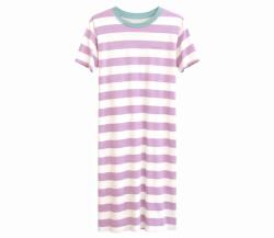 Mazine Дамска рокля Mazine Women's Bold Striped Jersey Dress - Orchid / Offwhite (134-1907-0213)