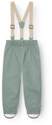 Mini A Ture Детски водоустойчив панталон Mini A Ture Kid's Matwilans Suspender Pants Waterproof trousers - Granite Green - размер 128 (701-4225-0117)