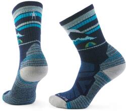 Smartwool Дамски туристически чорапи Smartwool Women's Hike Light Cushion New Pattern Crew Socks Walking socks - Deep Navy - размер 42-45 (EU) (201-8346-0413)