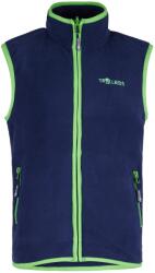 TROLLKIDS Детски поларен елек Trollkids Kid's Arendal Vest Fleece vest - Navy / Viper Green - размер 110 (EU) (703-2083-0214)