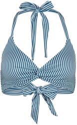 DEDICATED Дамско бикини горнище DEDICATED Women's Bikini Top Gullholma Bikini top - Thin Stripe / Majolica Blue - размер XS (150-5210-0511)