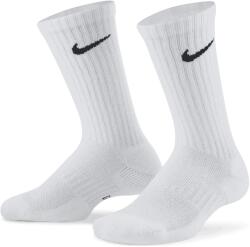 Nike Детски спортни чорапи Nike Kid's Everyday Cushioned Crew Socks 3-Pack Sports socks - White / Black - размер M (207-1071-0212)
