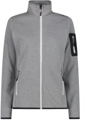 CMP Дамско поларено яке CMP Women's Jacket Jacquard Knitted Fleece jacket - Bianco / Graffite - размер 50 (EU) (105-7196-0219)