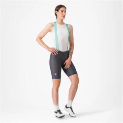 Castelli Дамски клин за колоездене Castelli Women's Prima 2 DT Bibshort Cycling bottoms - Dark Grey / Pool Blue - размер XS (155-1957-0311)