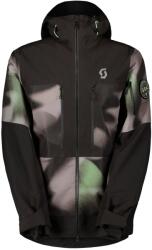 Scott Мъжко ски яке Scott Jacket Vertic Ripstop 3L Ski jacket - Evening Greyprint / Black - размер XXL (004-6029-0615)