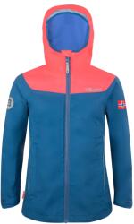 TROLLKIDS Детско водоустойчиво яке Trollkids Girls Bergen Jacket Waterproof jacket - Midnight Blue / Coral - размер 122 (EU) (703-2387-0121)