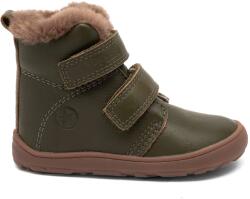 Bisgaard Детски зимни ботуши Bisgaard Kid's Barefoot Emil Lamb Winter boots - Khaki - размер 25 (EU) (702-4559-0314)