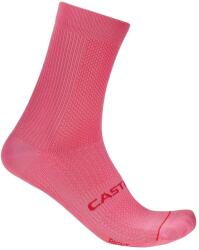 Castelli Дамски чорапи за колоездене Castelli Women's Espresso 2 12 Sock Cycling socks - Rosa Giro - размер 35-38 (EU) (207-1177-0411)