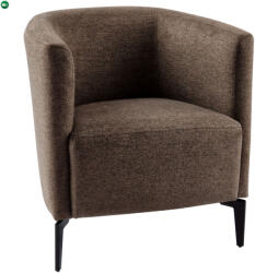  Design fotel, barna/fekete, KAPY
