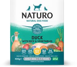Naturo Caserola Naturo Adult cu Carne de Rata, Orez si Legume 400 gr (F3DNAT4107) - pc-pet