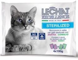 LECHAT steril Kacsa&Nyúl alutasak 4x100g