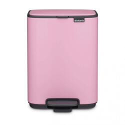 Brabantia Кош за боклук Brabantia Bo Pedal 1010444, 4 л, Леко затваряне, Противоплъзгаща основа, Розов (1010444)
