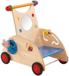 HABA Carucior de mers HABA 1000902001 - Stabil, cu jucarii si sezut, pentru copii de la 10 luni (902)