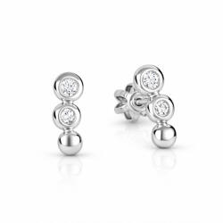 Soliter Brilio Silver Minimalista ezüst fülbevaló 436 001 00534 04