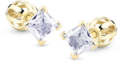Cutie Jewellery Minimalista sárga arany bedugós fülbevaló Z5022-30-10-X-1