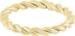 Troli Modern aranyozott csavart acélgyűrű 52 mm