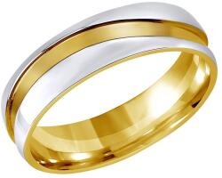 Silvego Nemesacél eljegyzési gyűrű nőknek és férfiaknak egyaránt MARIAGE RRC2050-M 62 mm