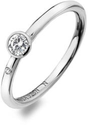 Hot Diamonds Luxus ezüst gyűrű topázzal és gyémánttal Willow DR206 59 mm
