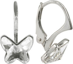 Levien Ezüst fülbevaló Butterfly Crystal