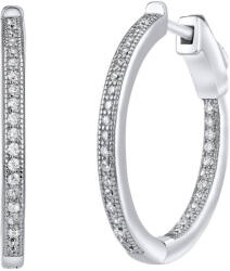 Silvego Ezüst karika fülbevalók egyedi kapoccsal Milla JJJE0106