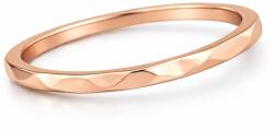 Troli Minimalista aranyozott gyengéd kivitelezésű gyűrű RoseGold 59 mm
