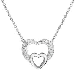 Evolution Group - Pavona Evolution Group Ezüst szív nyaklánc Swarovski kristályokkal 32032.1