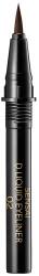 Sensai Csere utántöltő szemceruzához filctollban (Designing Liquid Eyeliner Refill) 0, 6 ml 02 Deep Brown