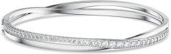 Swarovski Csillogó merev karkötő TWIST 5572725 L - 6, 2 cm