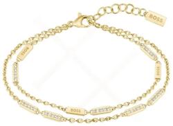 HUGO BOSS Dupla aranyozott karkötő kristályokkal Larya 1580449