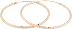 JVD Rózsaszín aranyozott karika fülbevaló SVLE0215XD5RO 4 cm