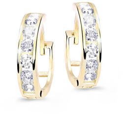 Cutie Jewellery Sárga arany gyermek fülbevaló C3345-80-X-1 fehér
