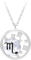 Preciosa Ezüst nyaklánc cseh kristállyal Skorpió Sparkling Zodiac 6150 91 (lánc, medál)