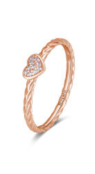 Rosato Romantikusbronz gyűrű cirkónium kövekkel Allegra RZA018 56 mm