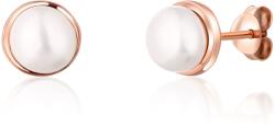 JwL Luxury Pearls Aranyozott fülbevaló folyami gyönggyel JL0736