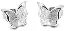 Troli Metal Butterfly pillangó nemesacél fülbevaló KES-048-SIL