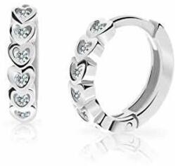 Cutie Jewellery Fehér arany karika gyermek fülbevaló C3339-80-X-2 fehér